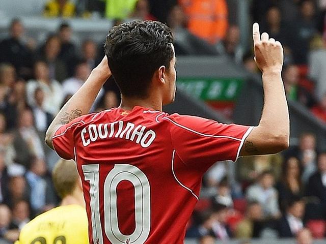 Coutinho scored a brilliant winner at Anfield this afternoon